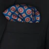 Red Blue Pocket Square