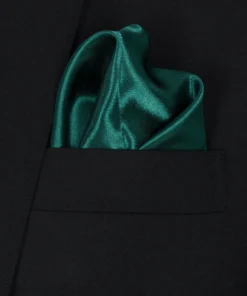 Green Silk Pocket Square